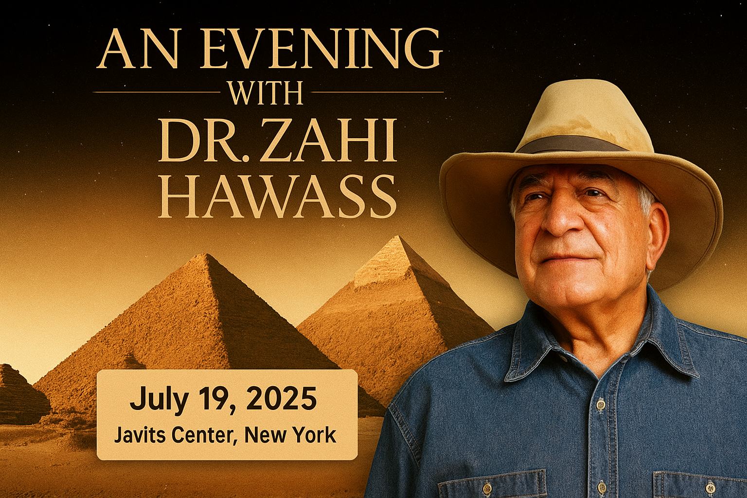 Dr. Zahi Hawass in New York
