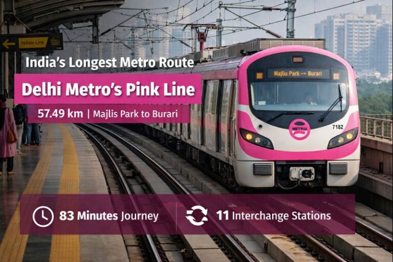Which Is the Longest Metro Route in India